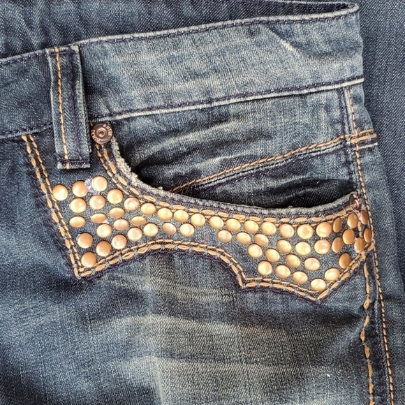 Antik Mens Jeans Lots of Studs EUC - Picture 2 of 7